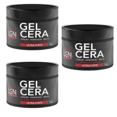 Imagem de 3UN Gel Cera Unissex 300g - LGN Cosméticos