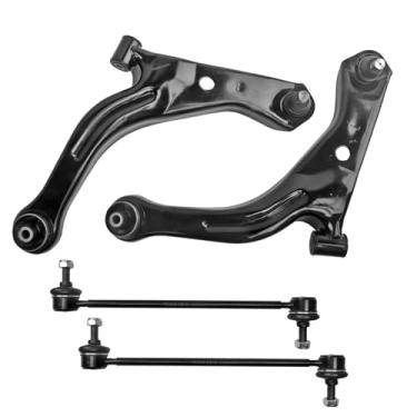 Imagem de Motorman 4pcs (1) K80400+(1) K80399+(2) K80296 Front Lower Control Arm with Ball Joint,Sway Bar End Links for 2005-2012 ESCAPE,2005-2011 TRIBUTE,2005-2011 MARINER