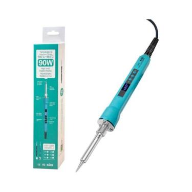 Imagem de Conjunto De Ferro De Solda Digital LCD De Temperatura Ajustável 90W, A