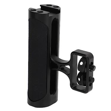 Imagem de Zhjvihx Punho da Gaiola da Câmera, Alça Antiderrapante Lateral Gaiola Câmera Liga de Alumínio e Plástico Com Interface de Sapata Fria para Fotografia