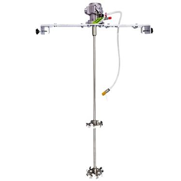 Imagem de Misturador de tinta de tambor ajustável com agitador pneumático de 1/8HP 1/8HP da COSMOSTAR| Misturador de suporte pneumático, suporte para máquina de agitação de tinta, ferramenta de mistura de tinta