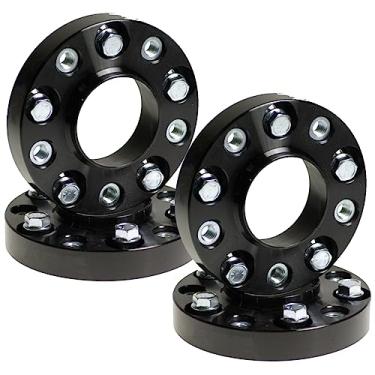 Imagem de VLAOSCHI Adaptadores de roda centrados em cubo forjado preto 5x100 a 5x112 20 mm com parafusos 14x1,5 furo de cubo de 57,1 mm compatível com Volkswagen para Golf Jetta Bee-tle Pa-ssat GTI para Audi-VW