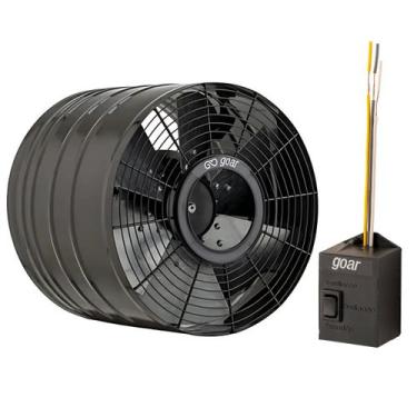 Imagem de Exaustor Axial Pesado Goar 40cm Monofásico Preto - EP40 M4, 220V