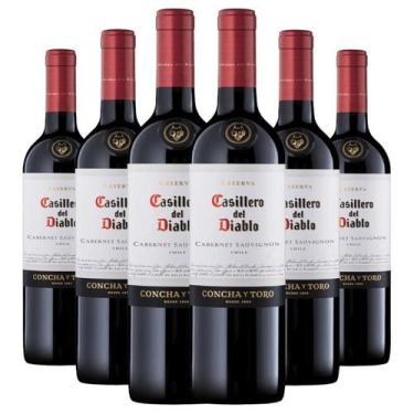 Imagem de Kit 6 Garrafas Concha Y Toro Casillero Del Diablo Cabernet Sauvignon -