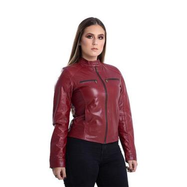 Imagem de Jaqueta de Couro GP Vermelha - Parra Couros, M