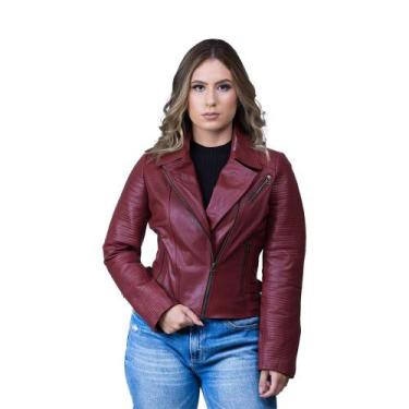Imagem de Jaqueta de Couro Perfecto Paris Vermelho - Parra Couros, EG