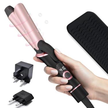 Imagem de Curling Iron NFie Mini Travel Dual Voltage Cilindro de 1 polegada