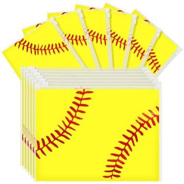 Imagem de Bolsa de maquiagem Gersoniel Softball, cosmética impermeável, 50 unida