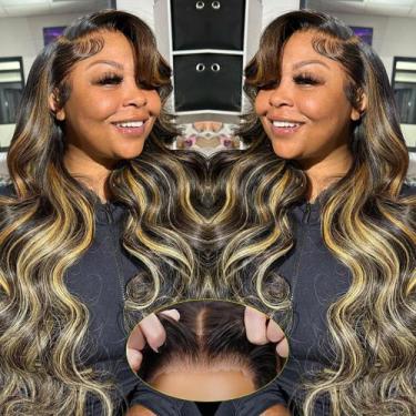 Imagem de Peruca Recommtic Wear and Go sem cola 5x5 Honey Blonde 70cm - Recomtic