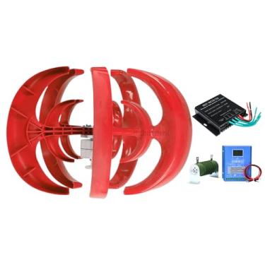 Imagem de HUIZHITENGDA Kit gerador de turbina eólica de 3000W para residências, gerador de energia de 12V/24V/48V com 5 lâminas e controlador de carga, alternador de ímã permanente para barcos,12v