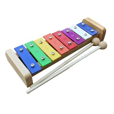 Imagem de Zhjvihx Musical de Desenvolvimento Educacional Xilofone, ângulo Liso Multifuncional Infantil Xilofone Durável Com 2 Paus para Casa para Ensinar