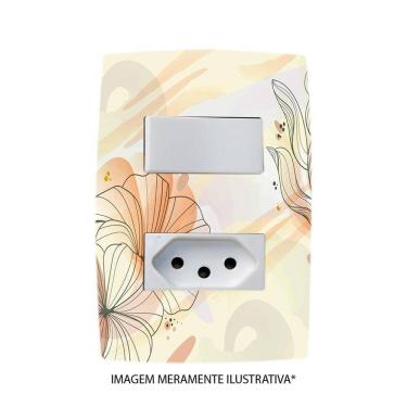 Imagem de Adesivo De Interruptor Floral Mod 07