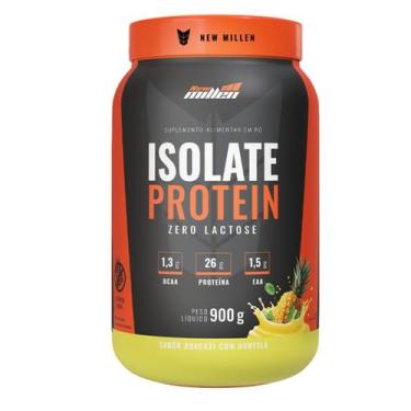 Imagem de Whey Isolate Protein Pote 900g New Millen Abacaxi Com Hortelã