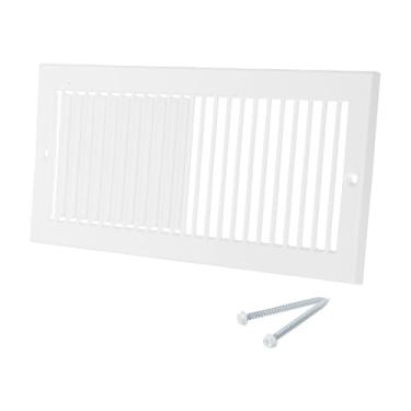 Imagem de PATIKIL Tampa de ventilação de abertura de duto de 10 cm x 30 cm, 2 peças de tampa de ventilação de dedo do pé HVAC Grade de registro de espaço do dedo do pé grades de ar de retorno para piso de