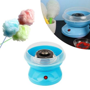 Imagem de Maquina De Algodão Doce Elétrica Portatil Mini 110V Azul
