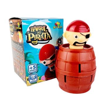 Imagem de Jogo de Tabuleiro Barril do Pirata Pequeno 10X4 5cm