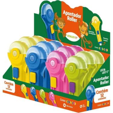 Imagem de Apontador Com Deposito Rollet C/Borracha Retratil 4Co Dp.C/1