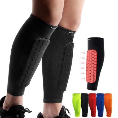 Imagem de Caneleiras Shin Guards HiRui Soccer para crianças, jovens e adultos, p