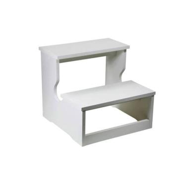 Imagem de Escada 2 Degraus Em Mdf Branca Salus
