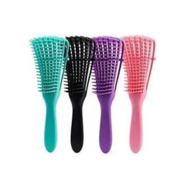 Imagem de Escova Polvo Para Cabelos Cacheados e Crespos - sem marca