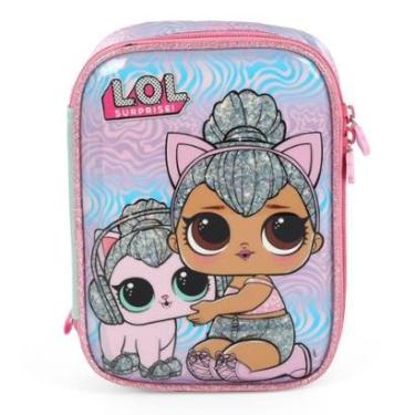 Imagem de Estojo Box 100 Pens Luxcel Lol Surprise Pet Violeta-Feminino