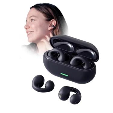 Imagem de Fone de Ouvido Bluetooth Esportivo Preto – Resistente à Água e Suor, Confortável, Estável, Ideal para Corrida, Academia, Caminhada e Trabalho