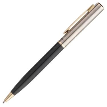 Imagem de Caneta Crown Esferográfica Capricci Presente Diversas Cores (PRETO/PRATA)