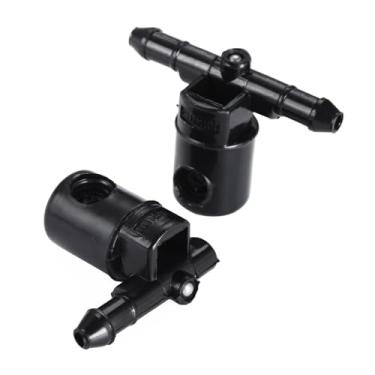 Imagem de SCurti Bocais de lavagem de para-brisa para Op/el Astra H 2004-2009 Bocal de lavadora de limpador de para-brisa dianteiro de carro, 2 peças de carro