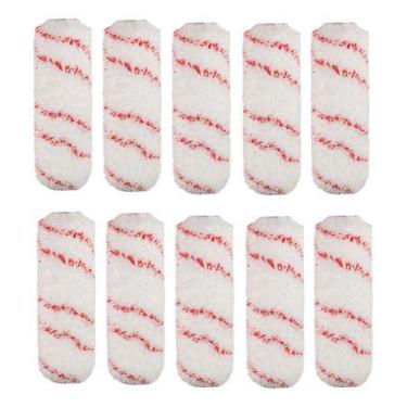 Imagem de Kit 10 Rolo Pintura Top Fibra Lã Sintética - 23cm P.a.g