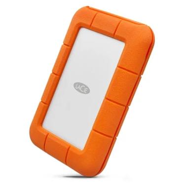 Imagem de HD Externo Lacie 2TB Rugged, USB-C, Clay Orange - STFR2000800