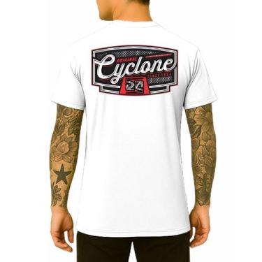 Imagem de Camisa Cyclone Vintage Metal, Branco, P