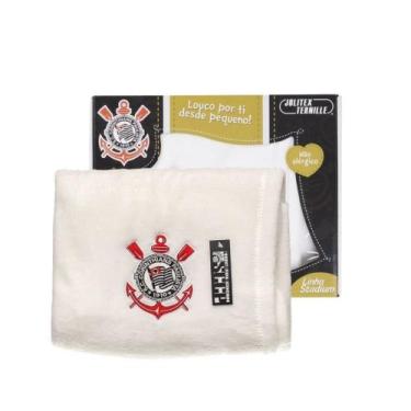 Imagem de Manta Baby Do Corinthians Infantil Menina Menino 90 cm x 1,10m Cama Be