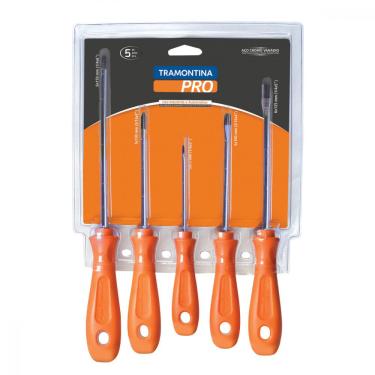 Imagem de Jogo Chave de Fenda 5 Peças Tramontina PRO