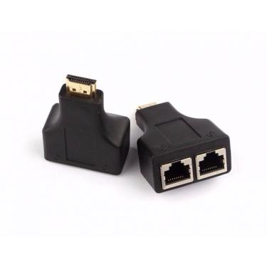 Imagem de Extensor Hdmi 3D 30M Via Cabo Rede Utp Rj45 Cat5E6 Jc-Exrj45