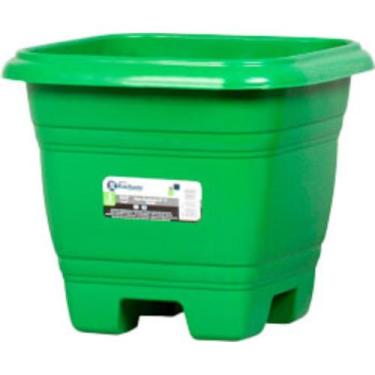 Imagem de Vaso Pl.Quadrado N.17 Verde-9348 - PLASTICOS RISCHIOTO