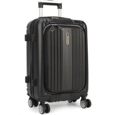 Imagem de Mala Pequena de Bordo C/ Compartimento P/ Notebook Polo KING Preto - L