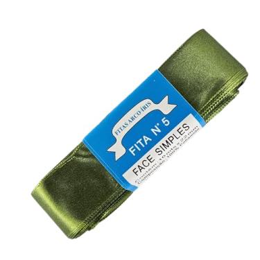 Imagem de TRADER, Fita De Cetim Trader 22mm N°5 Com 10 Metros, Verde Musgo