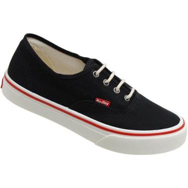 Imagem de Tênis Casual Redley Originals Cadarço Masculino, Preto, 41