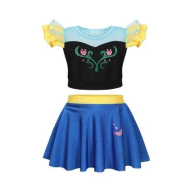 Imagem de Maiô para bebês meninas e maiô infantil de praia, coleção Princesa, ma