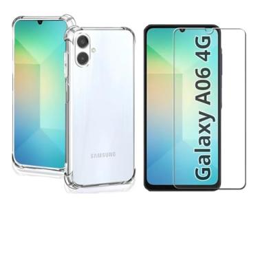 Imagem de Kit Capa Anti Impacto Capinha + Pelicula 3d Para Samsung Galaxy Todos Modelos (Galaxy A06 4G)