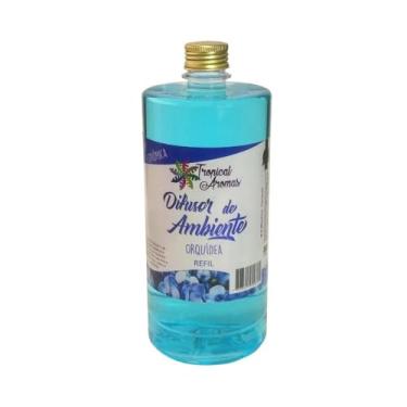 Imagem de Refil Difusor Aromatizador Ambiente Tropical Aromas 1 Litro (Orquidea Azul)