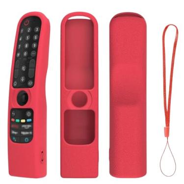 Imagem de Capa de silicone para controle remoto LG MR21GA MR21GC [à prova de choque] Capa protetora antiderrapante para LG MR22GA MR22GN MR23GA MR24GN Magic Remote 2021-2024 Capa protetora protetora - Não