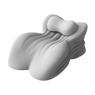 Imagem de Bothyi Travesseiro de Cunha Ergonômico em Espuma Viscoelástica com Suporte Multiposições para Elevação Pernas E Capa Removível, Ideal para Viagens, Uso D, Cinza Claro, Tamanho real