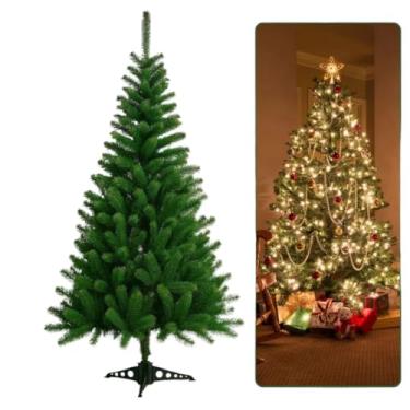 Imagem de Árvore de Natal 150cm Premium Luxo - Pinheiro Artificial Verde com Base 80cm para Decoração Natalina Sofisticada(1,20-120 galhos)