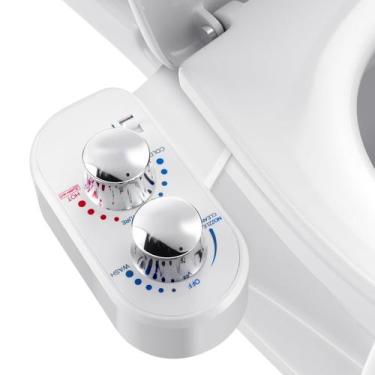 Imagem de Acessório de bidê DooLv de água quente e fria para vaso sanitário bran