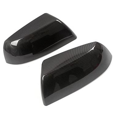 Imagem de Estilo de carro estilo carbono espelho retrovisor decoração capa guarnição para Toyota Tundra 2014-2021