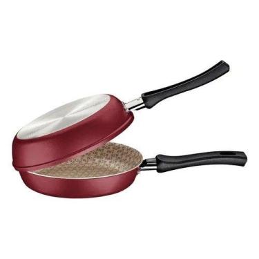 Imagem de Omeleteira Antiderrapante Loreto Vermelha 20cm Tramontina