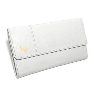 Imagem de Carteira Feminina Grande De Couro Para Cartões Documentos - Le Voyage,