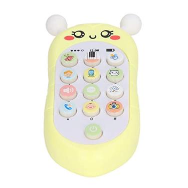 Imagem de Hztyyier Brinquedo para Celular de bebê, Tocador de Música Estilo Abelha de Mel Fofo como Auxílio para Dormir, para Material Durável (Amarelo com cordão)