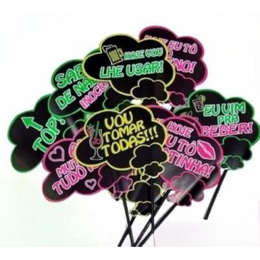 Imagem de Kit Festa Neon 150 Peças Com Pulseira Neon Para Festa Balada Casamento Formatura